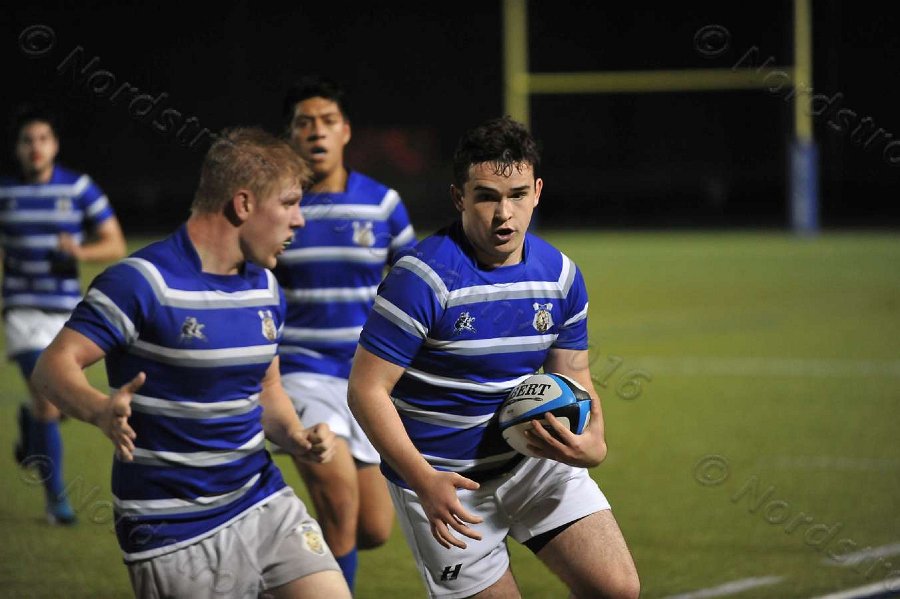 Wheaton Men\'s Rugby vs Mass Maritime.  Photo by Keith Nordstrom